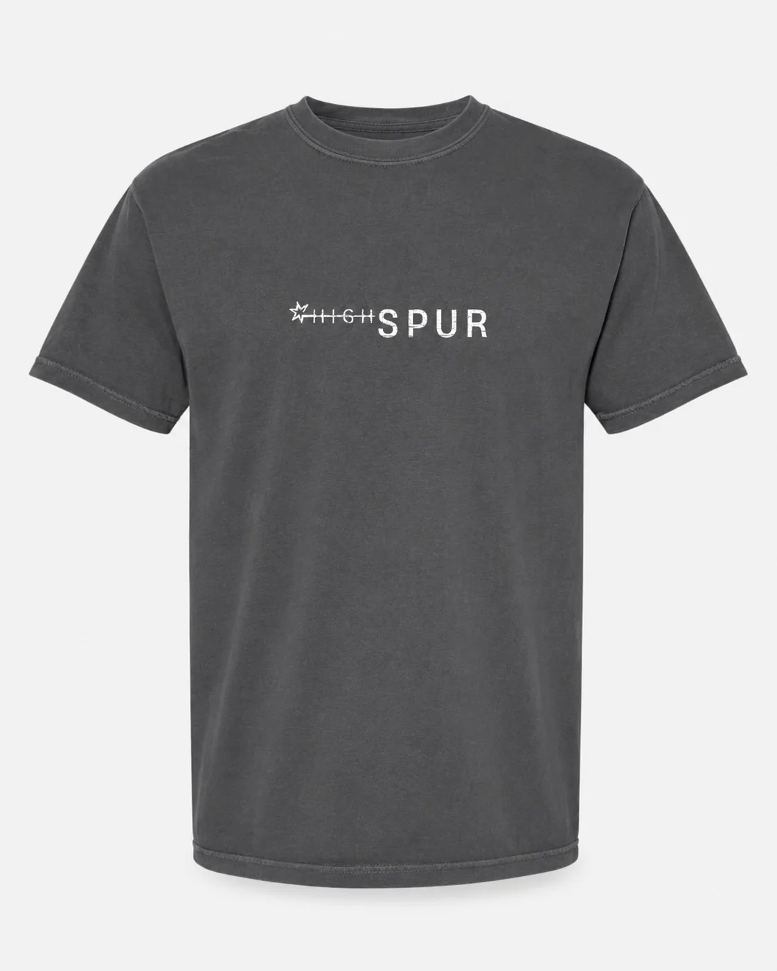 HIGHSPUR Rough Stock Tee — Hazy Gray